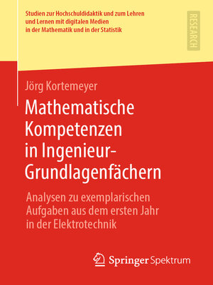 cover image of Mathematische Kompetenzen in Ingenieur-Grundlagenfächern